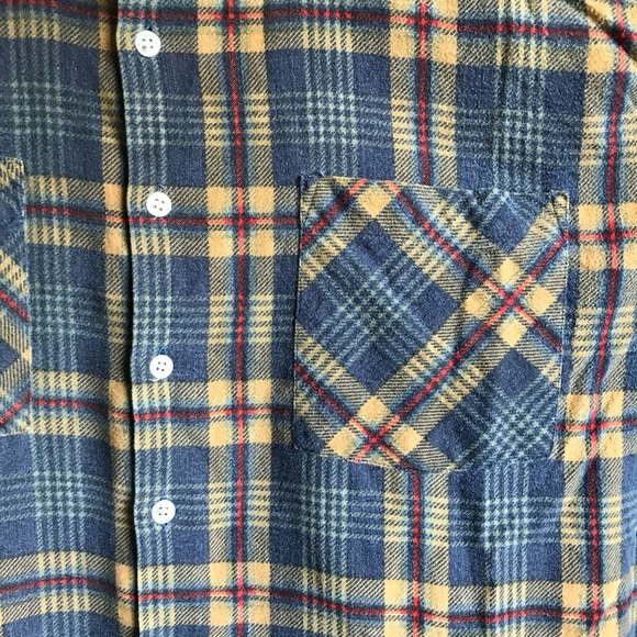 Vintage Big Mac Flannel Shirt Tall Large Pockets - Picture 2 of 7